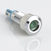 8mm Metal Indicator Light Concave Head Chrome-plated Brass Soldering Pin