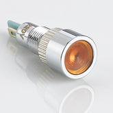 8mm Metal Indicator Light High Head Chrome-plated Brass Soldering Pin