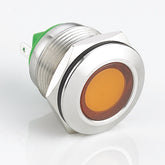 19mm Metal Indicator Light Stainless Steel Sloped Head Soldering Pin