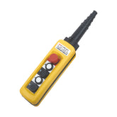 Rainproof Hoist Crane Control 5 Buttons Including 1 Emergency Stop