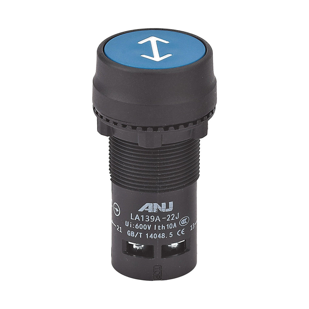 Panel Board Device Push Button Run Blue 1NO