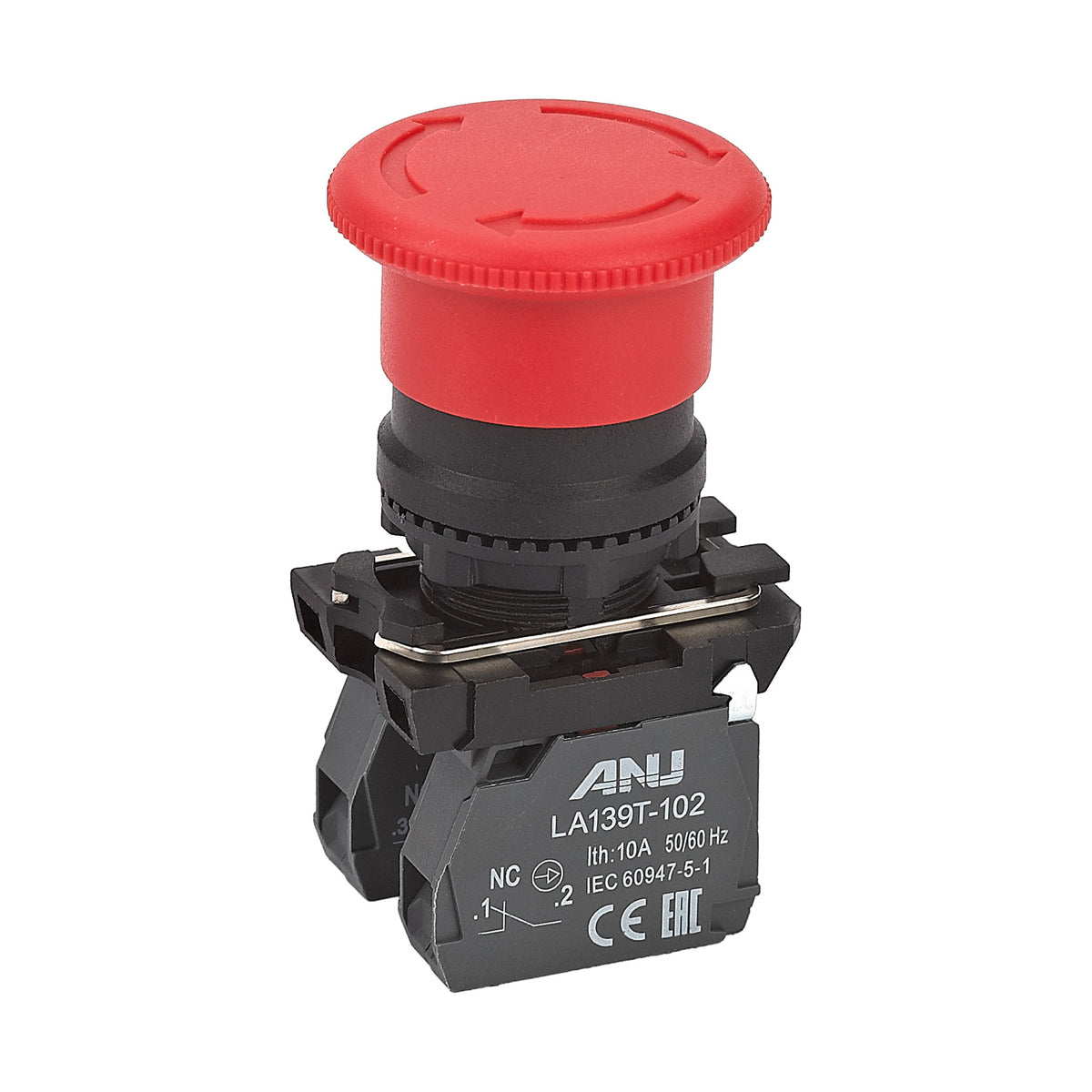 Panel Board Device Emergency Stop Button Red 1NC