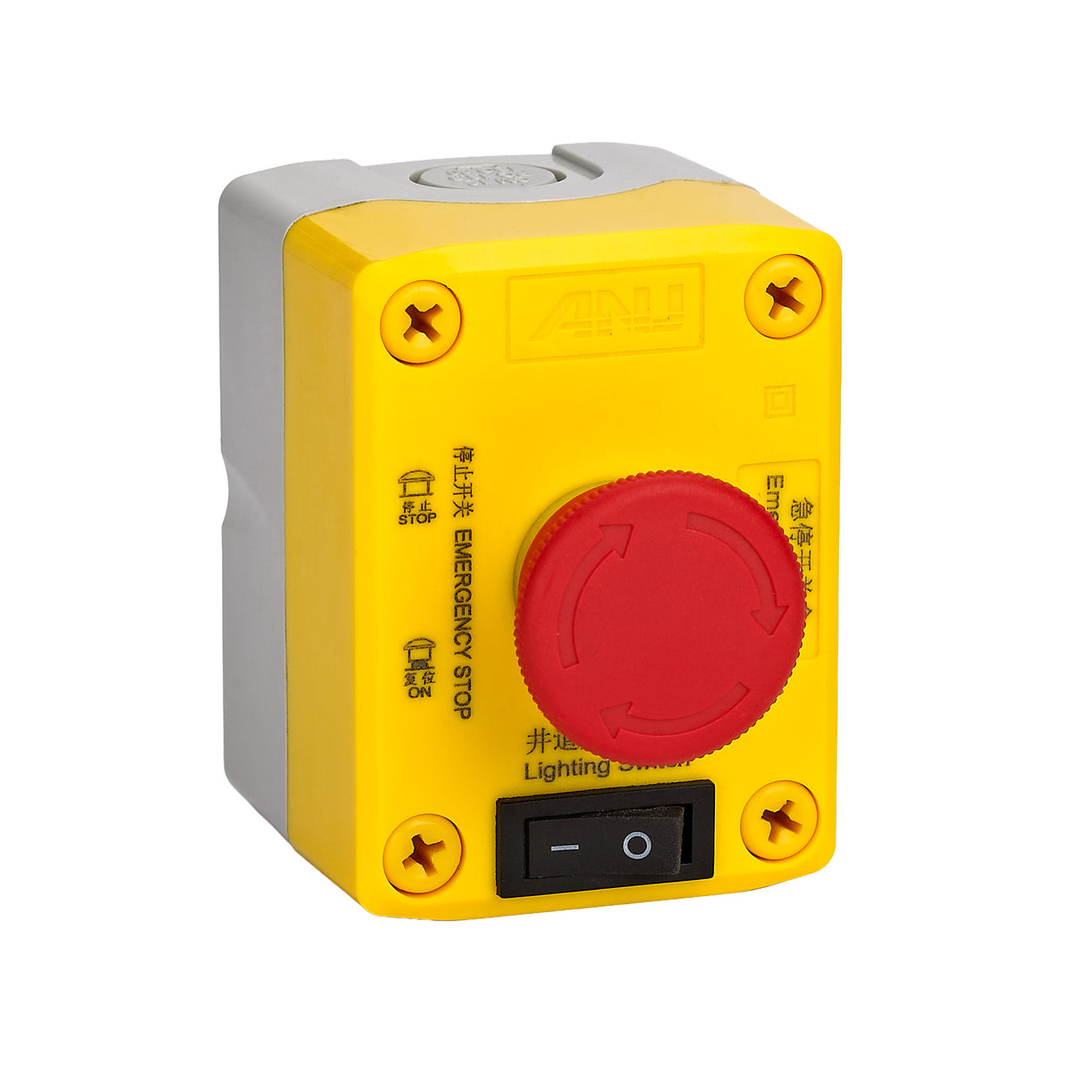 Estop Rocker Switch PIT Button Control Emergency Stop with a Rocker Switch – ANU Switch