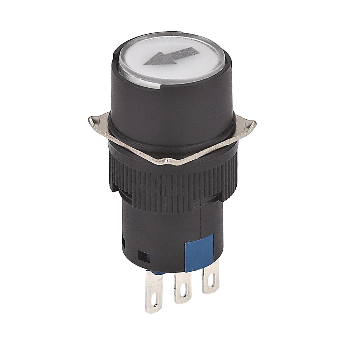 Panel Board Device Push Button Up White 1NO+1NC