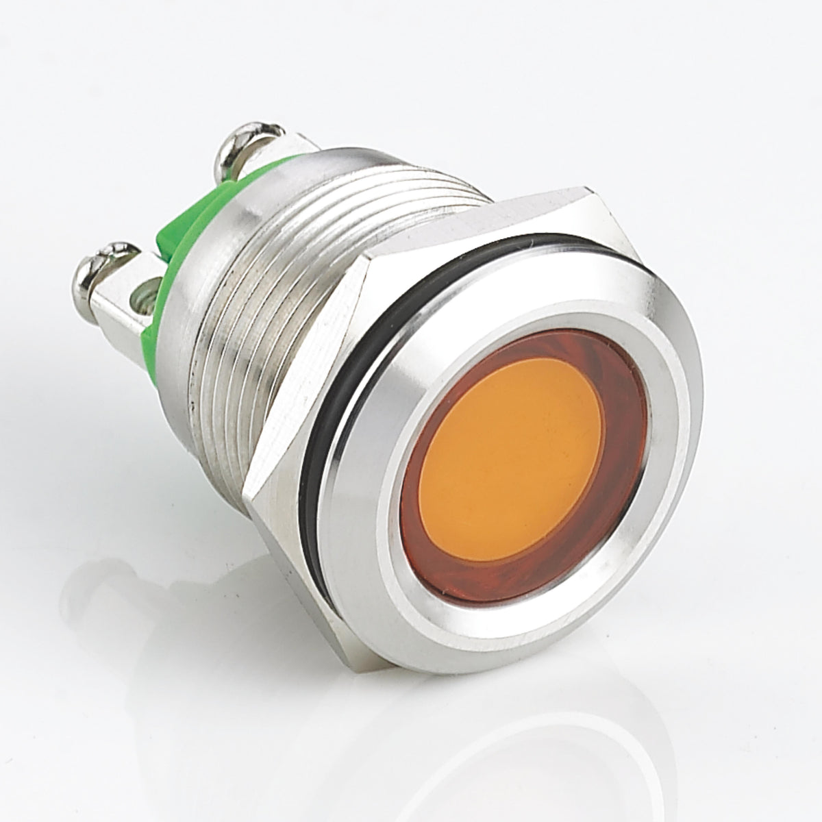 19mm Metal Indicator Light Stainless Steel Concave Head Screw Pin