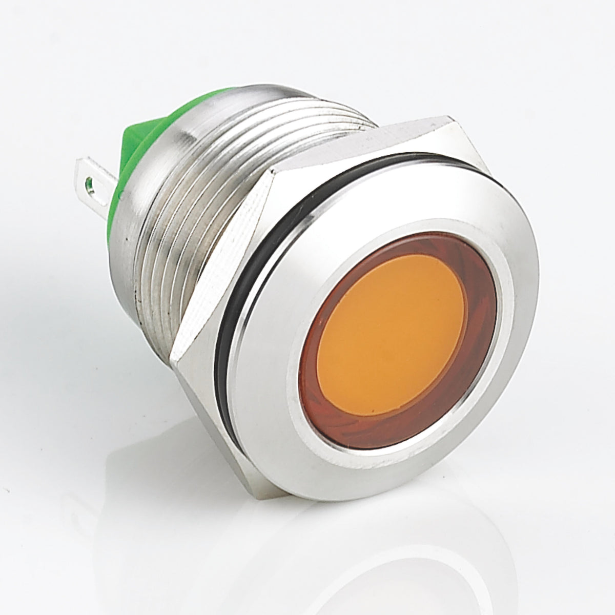 19mm Metal Indicator Light Stainless Steel Sloped Head Soldering Pin