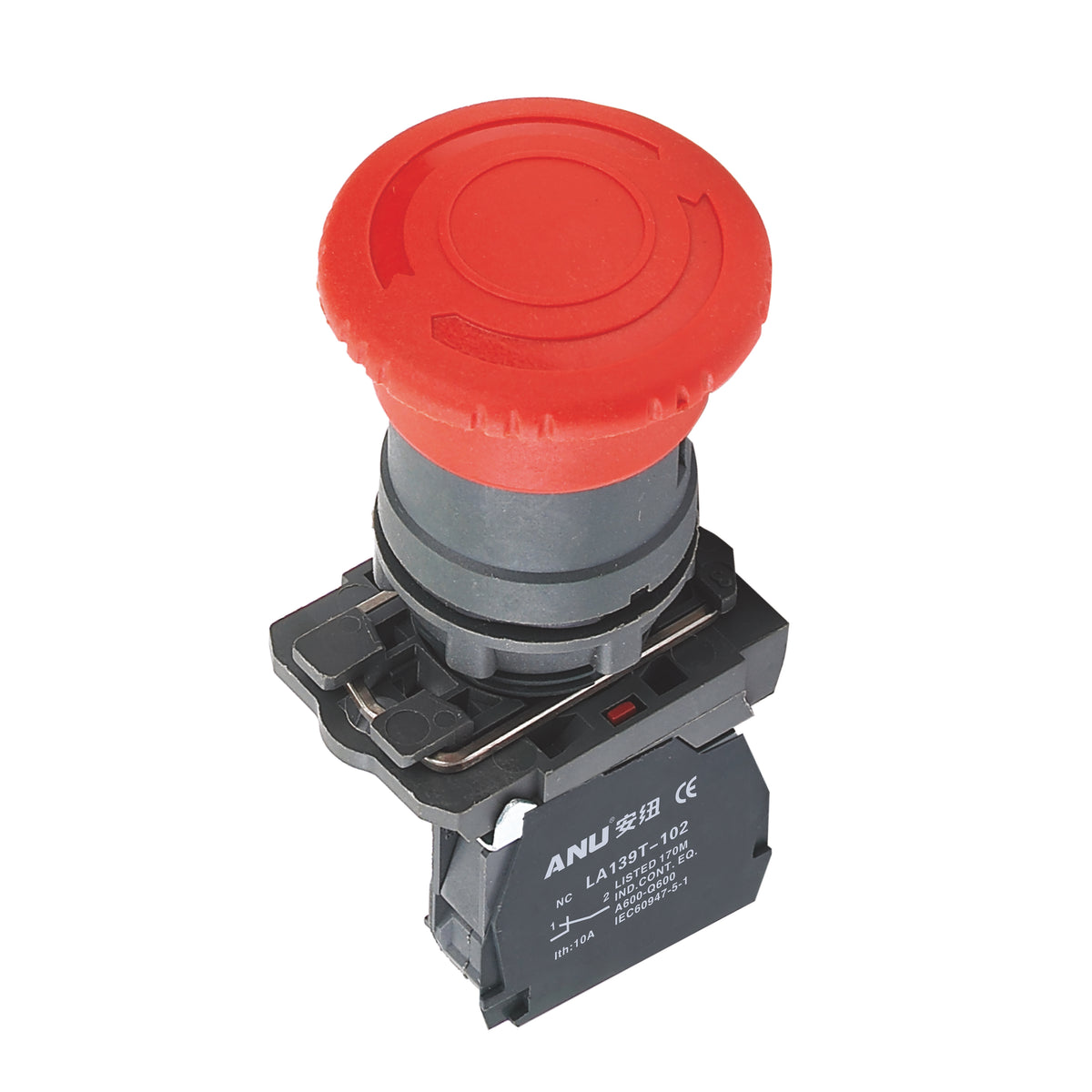 Plastics Emergency Stop Release After Rotation 1 Normally-Closed